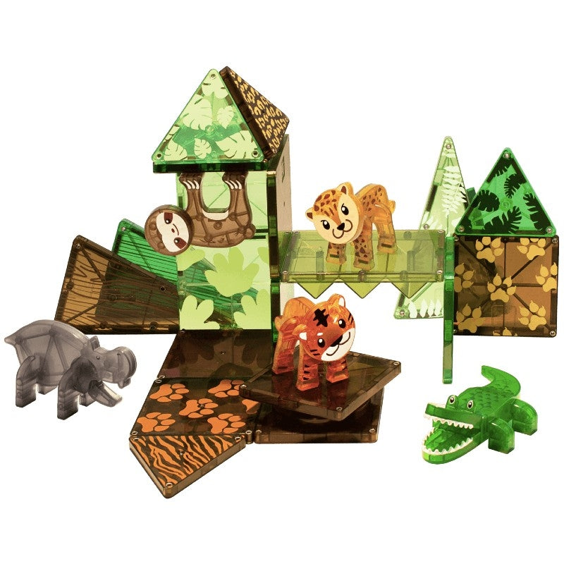 Magna-Tiles Jungle Animals 25-Piece Set