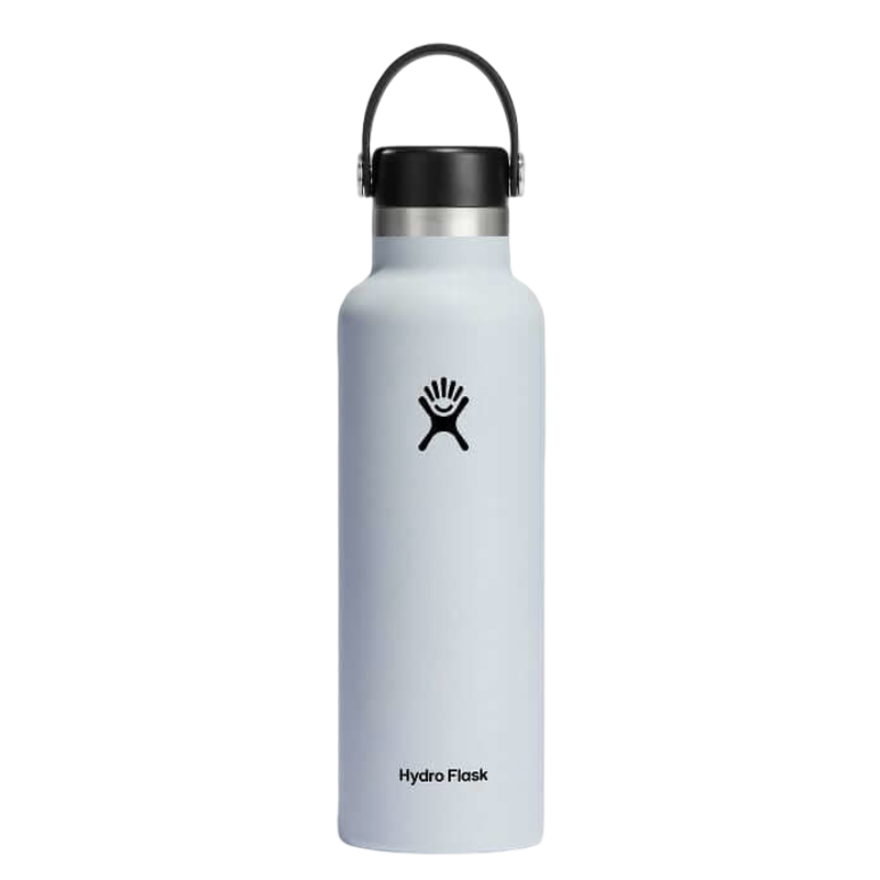 Hydro Flask Standard Mouth Stainless Steel Insulated Water Bottle - 21 Oz - White