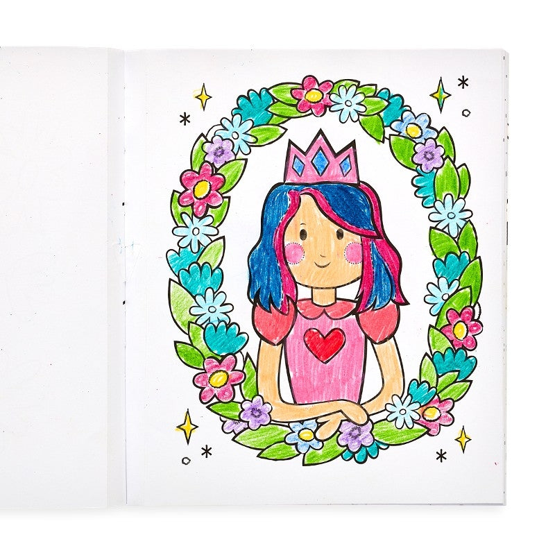 Ooly Color-in' Book - Princesses & Fairies