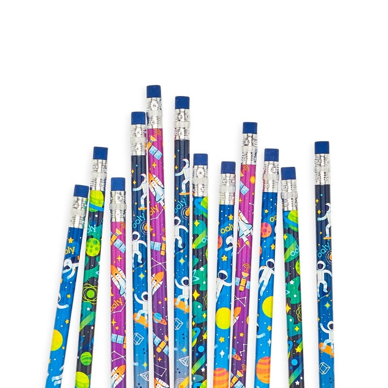 Ooly Astronaut Graphite Pencils - Set of 12