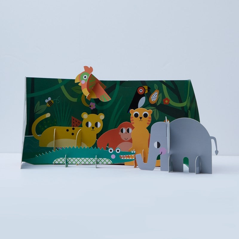 Ooly Pop! Make and Play Activity Scene - Into the Jungle