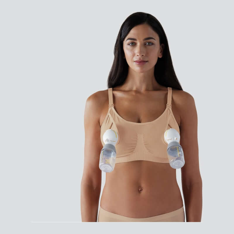 Bravado Designs 2-in-1 Pumping and Nursing Bra - Butterscotch