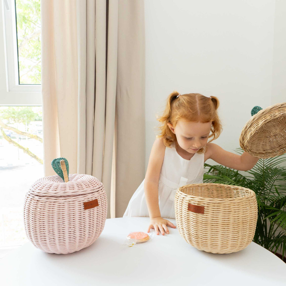 MOMIJI Apple Storage Basket Small - Natural