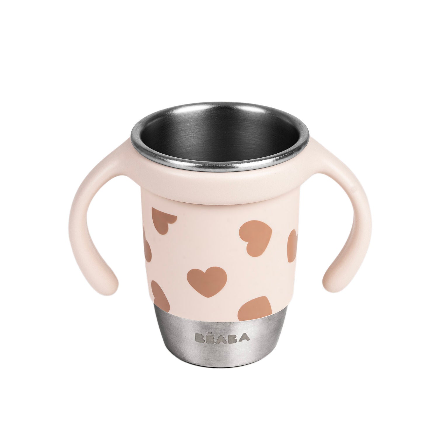 Beaba Click & Drink 360 Stainless Steel Learning Cup 240ml - Big Love