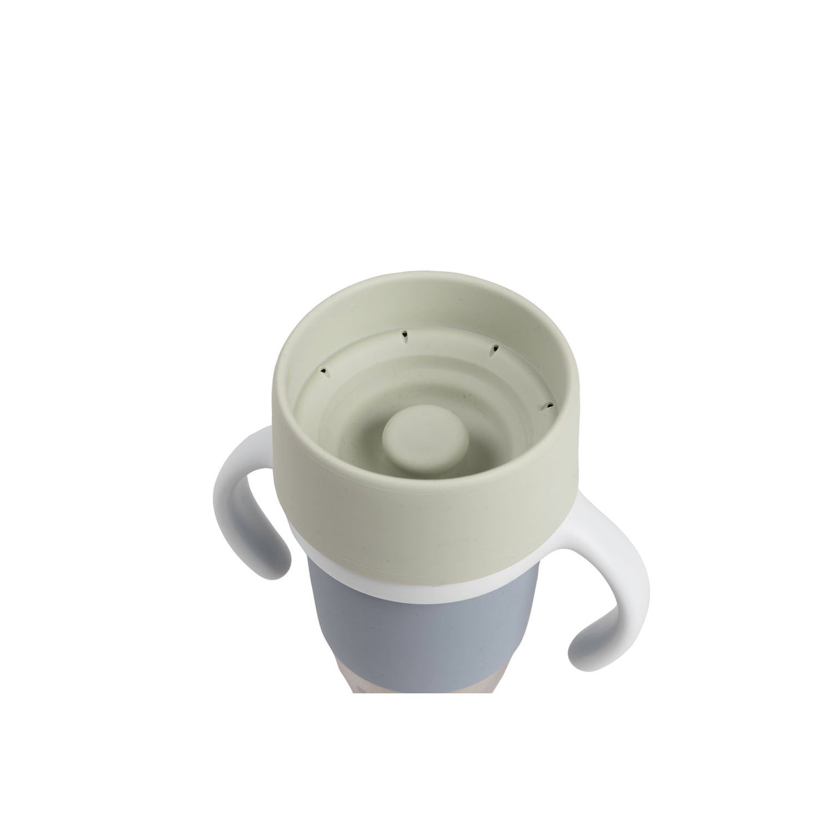 Beaba Click & Drink 360 Stainless Steel Learning Cup 240ml - Pebble