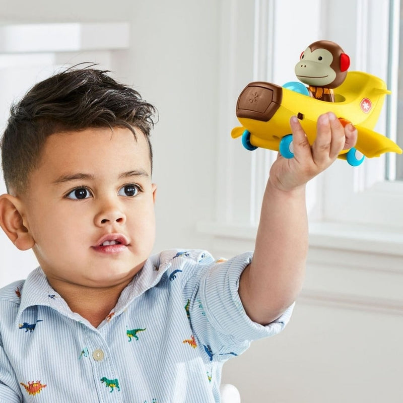 Skip Hop Monkey Zoo Peelin Out Plane Toy