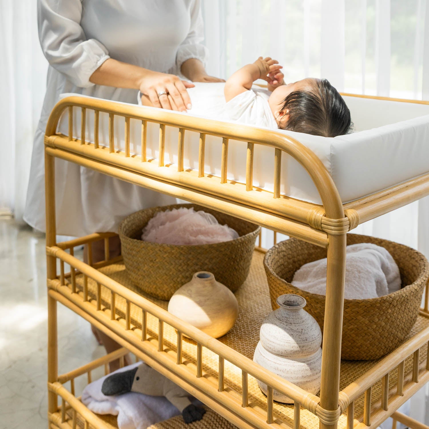 Lestari Changing Table/Versatile Display Shelf