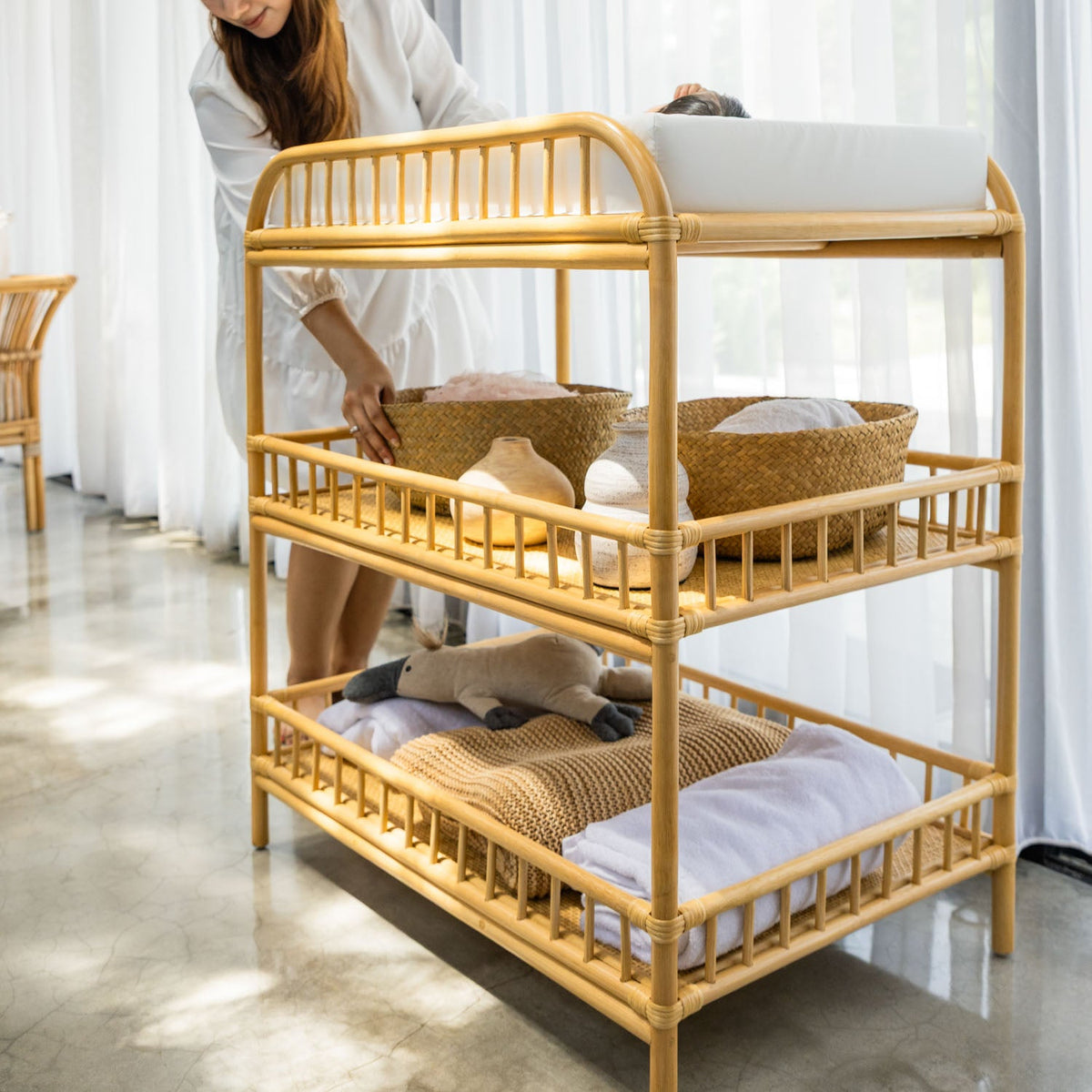 Lestari Changing Table/Versatile Display Shelf