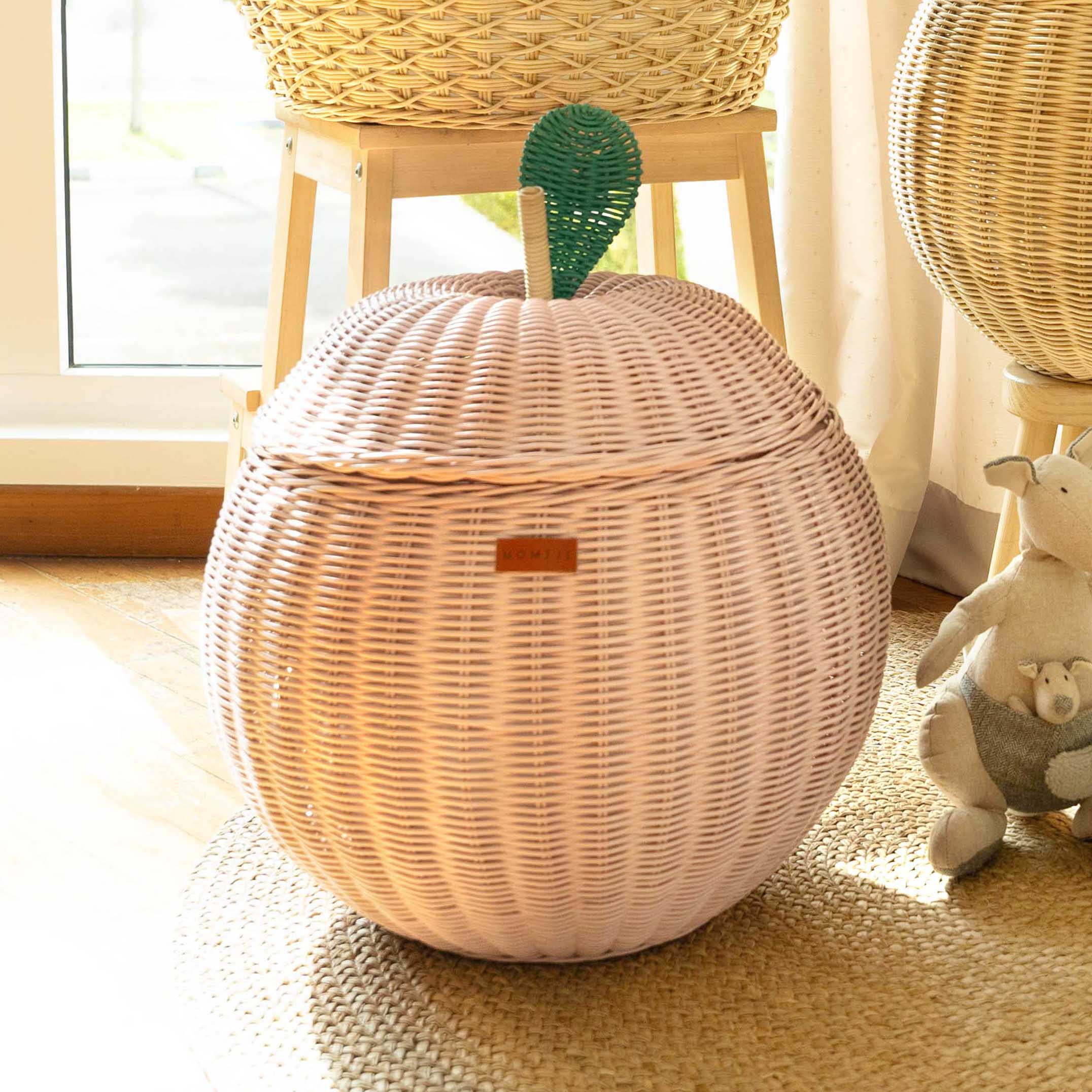 MOMIJI Apple Storage Basket Large - Pink