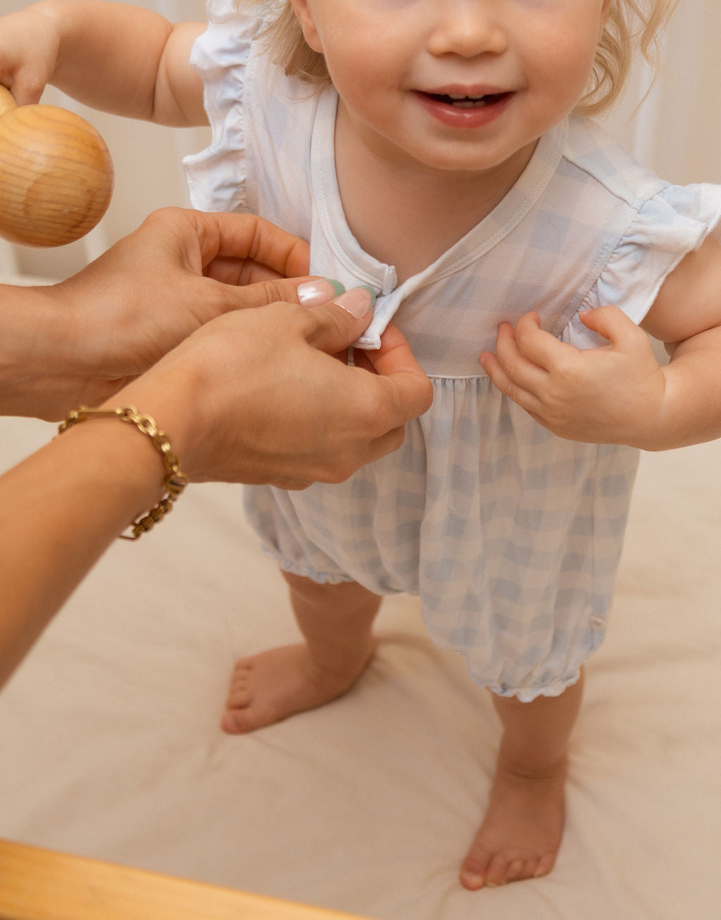 Magnetic Doll Romper - Sunday Mornings