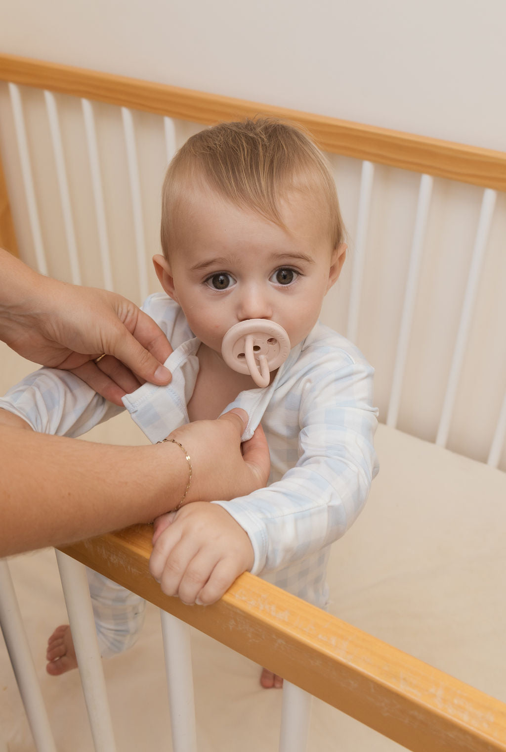Magnetic Baby Sleepsuit - Sunday Mornings