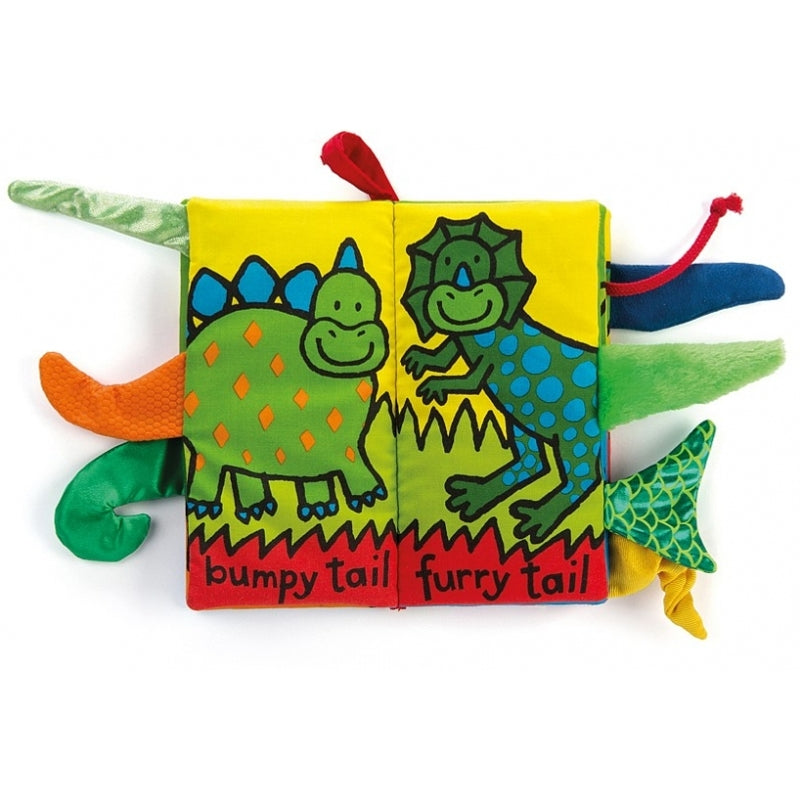 Jellycat Dino Tails Book 21x12cm
