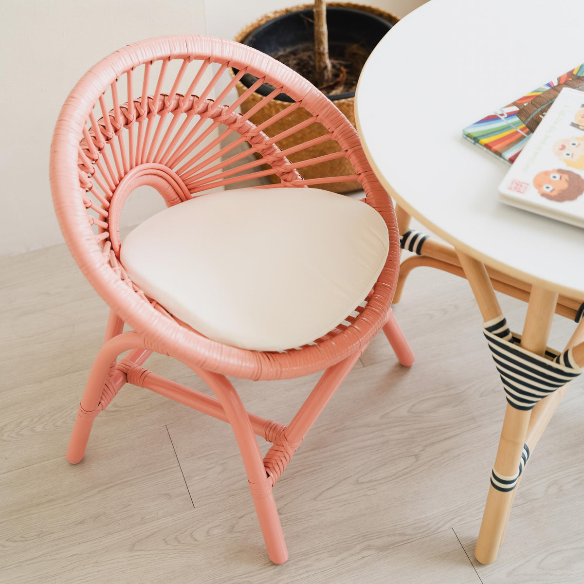 MOMIJI Maya Kids Chair - Peach Pink