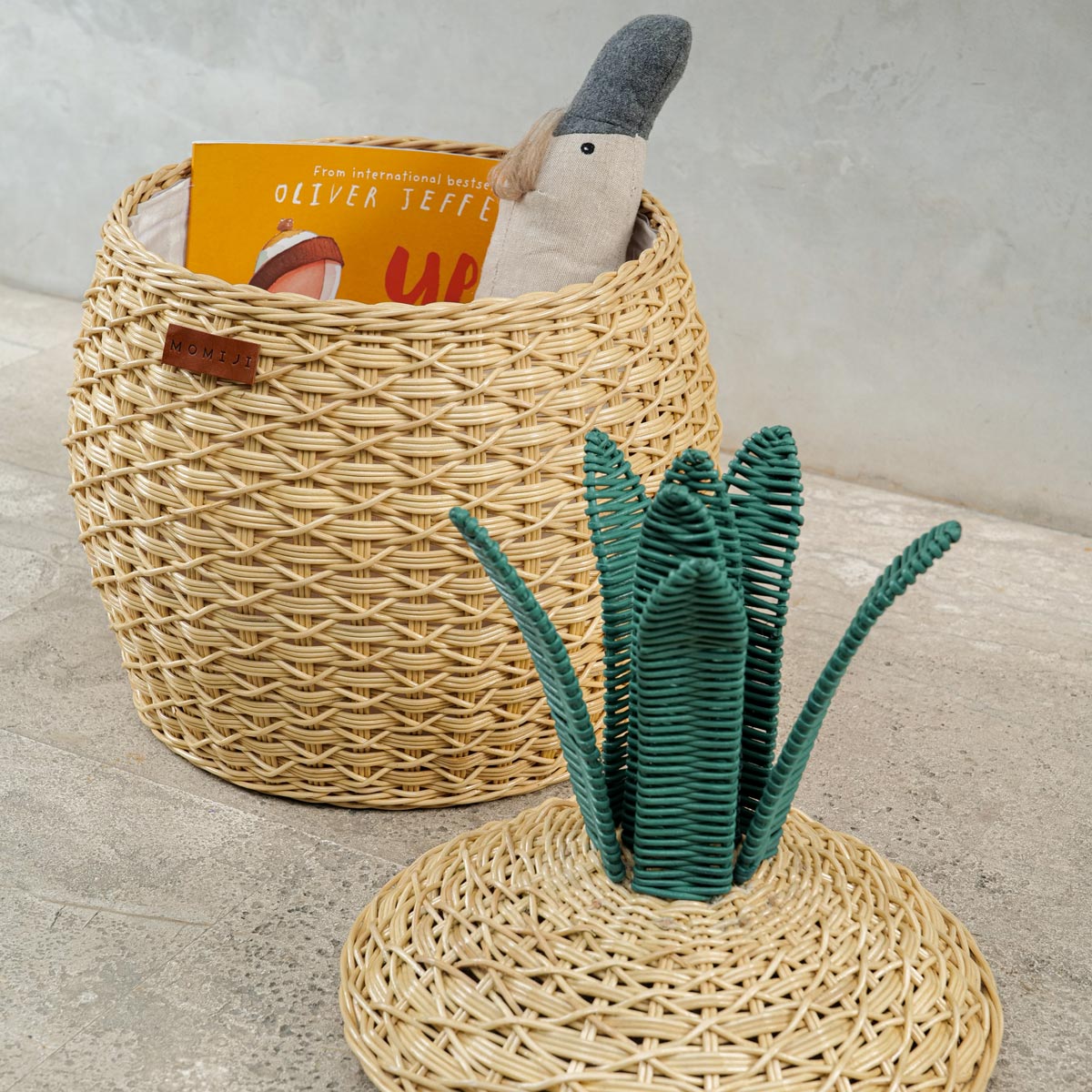 MOMIJI Pineapple Storage Basket Medium - Natural