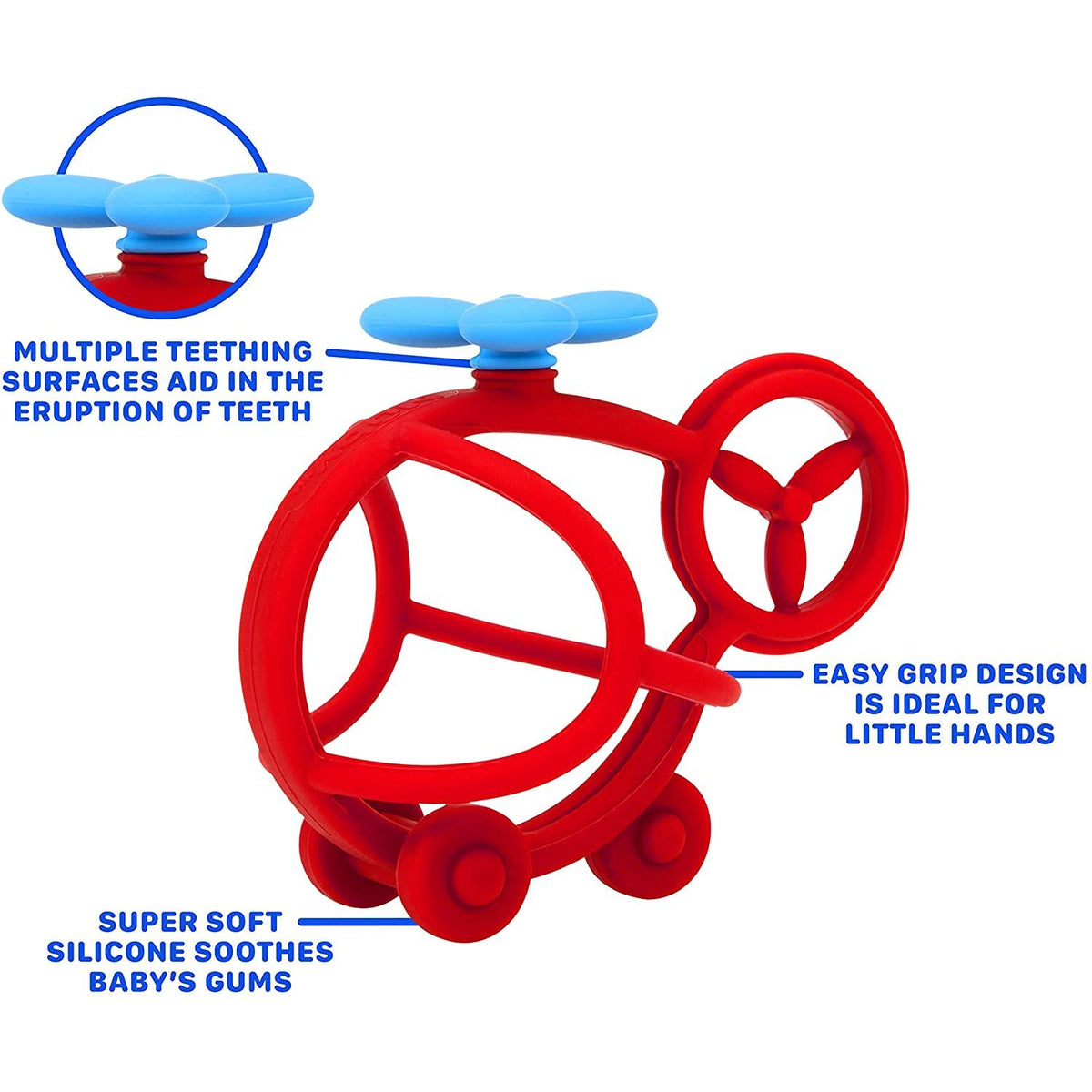 Nuby Chewy Chums Silicone Teether