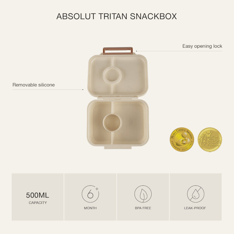Citron Absolut Tritan Snackbox with 3 Compartments - Unicorn
