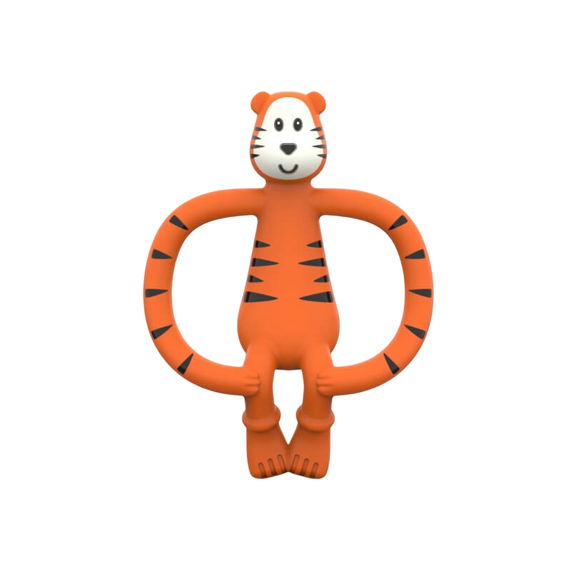 Matchstick Monkey Animal Teether - Teddy Tiger