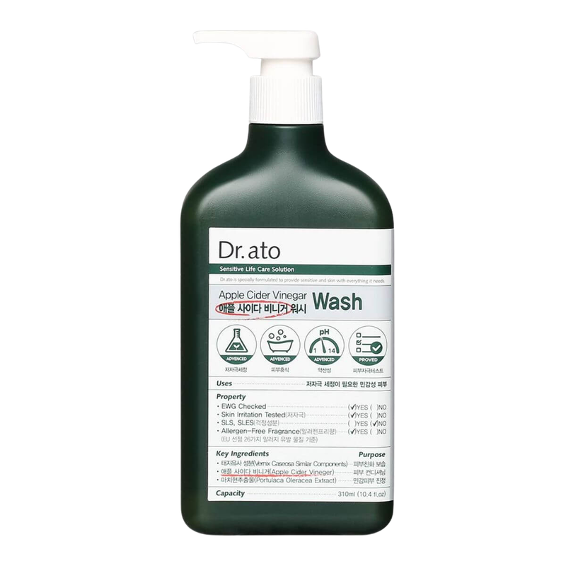 Dr Ato Apple Cider Vinegar Wash 310ml