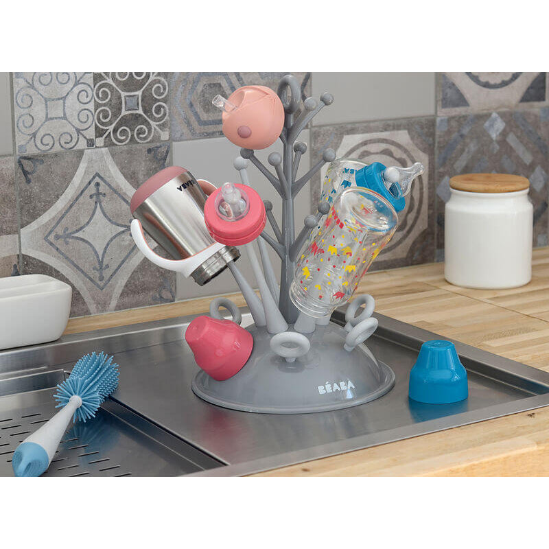 Beaba Baby Bottle Countertop Tree Drying Rack