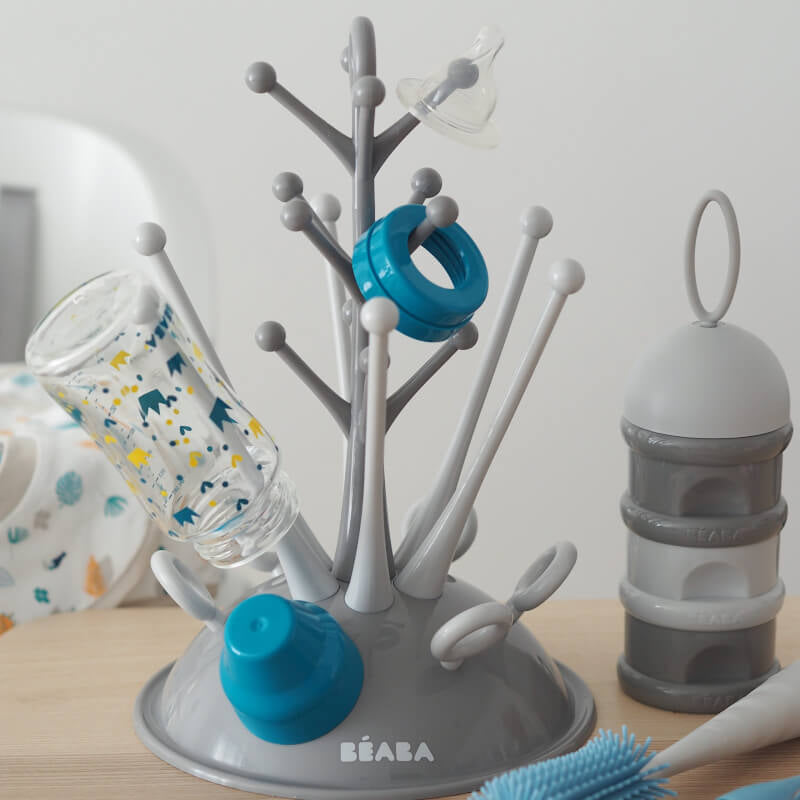 Beaba Baby Bottle Countertop Tree Drying Rack