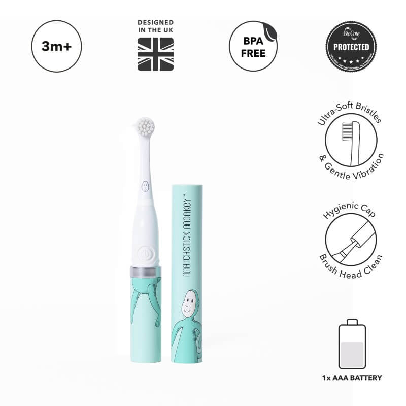 Matchstick Monkey Baby Sonic Toothbrush - Monkey