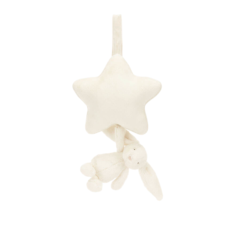 Jellycat Bashful Bunny Cream Woven Musical Toy 30cm