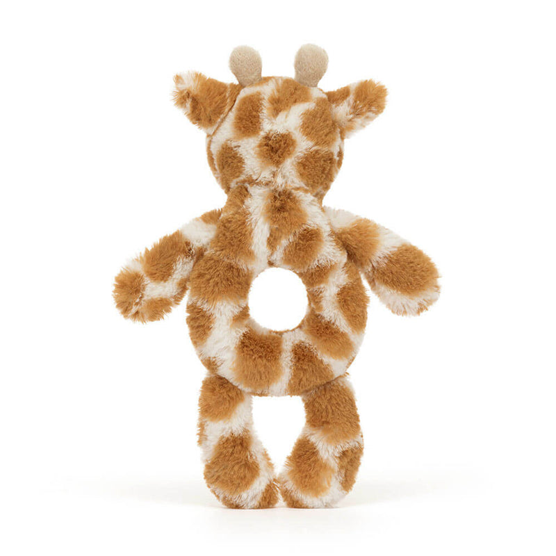 Jellycat Bashful Giraffe Faux-fur Rattle 18cm