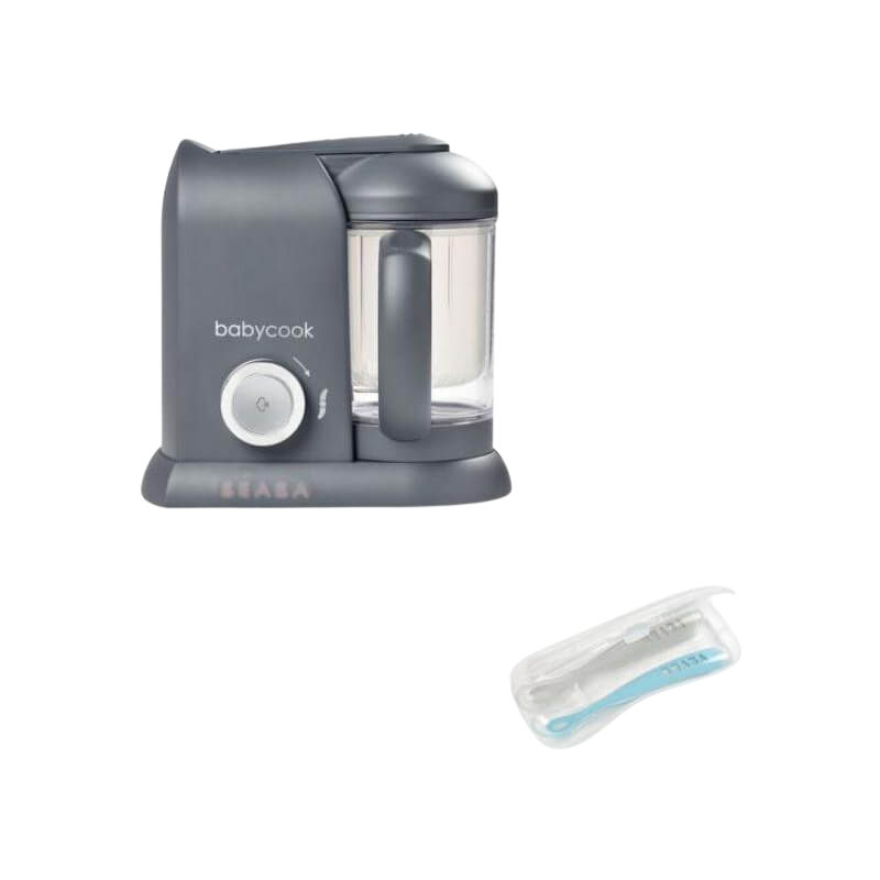 Beaba Babycook Solo - Dark Grey Bundle