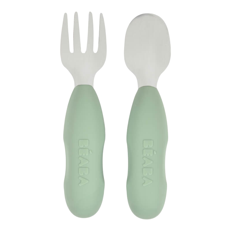 Beaba Stainless Steel Pre-Cutlery 2-Pack