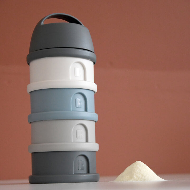 Beaba Formula & Snacks Container - Mineral Grey/Blue