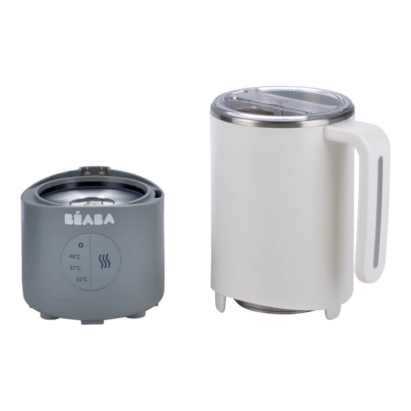 Beaba Milk Prep (BS Plug) - White Grey