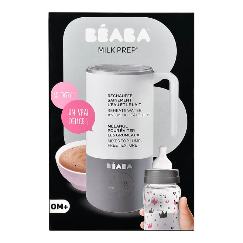 Beaba Milk Prep (BS Plug) - White Grey