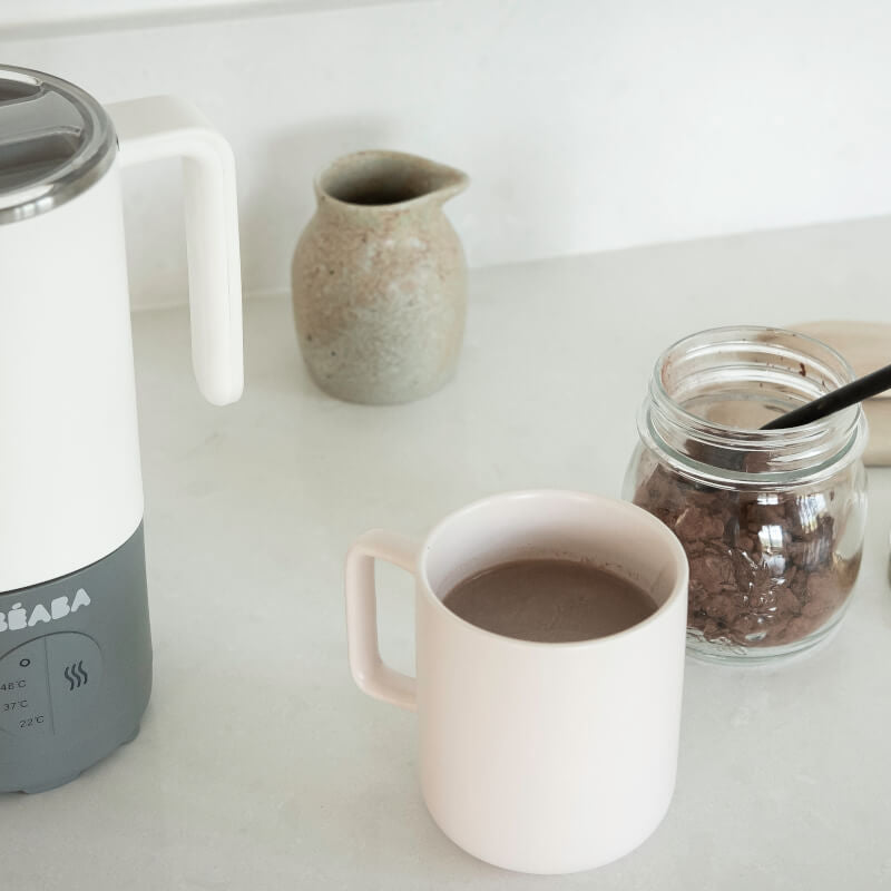 Beaba Milk Prep (BS Plug) - White Grey