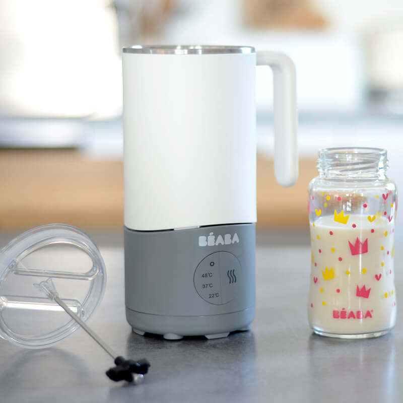 Beaba Milk Prep (BS Plug) - White Grey