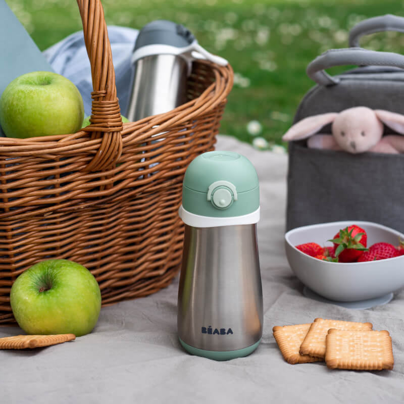 Beaba Stainless Steel Spout Bottle 350ml