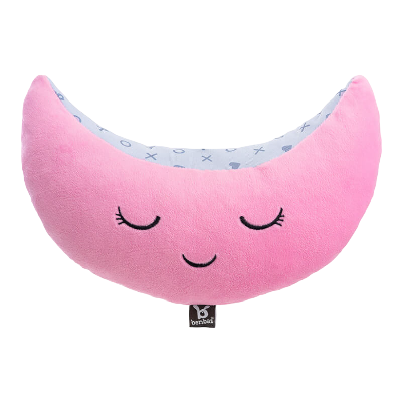 BenBat Mooni Seat Belt Head Support - Pink