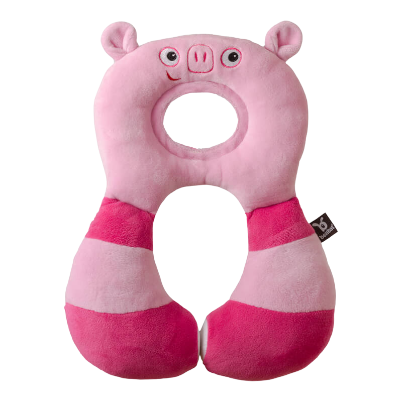 BenBat Travel Friends Headrest - 1-4 yrs - Pig
