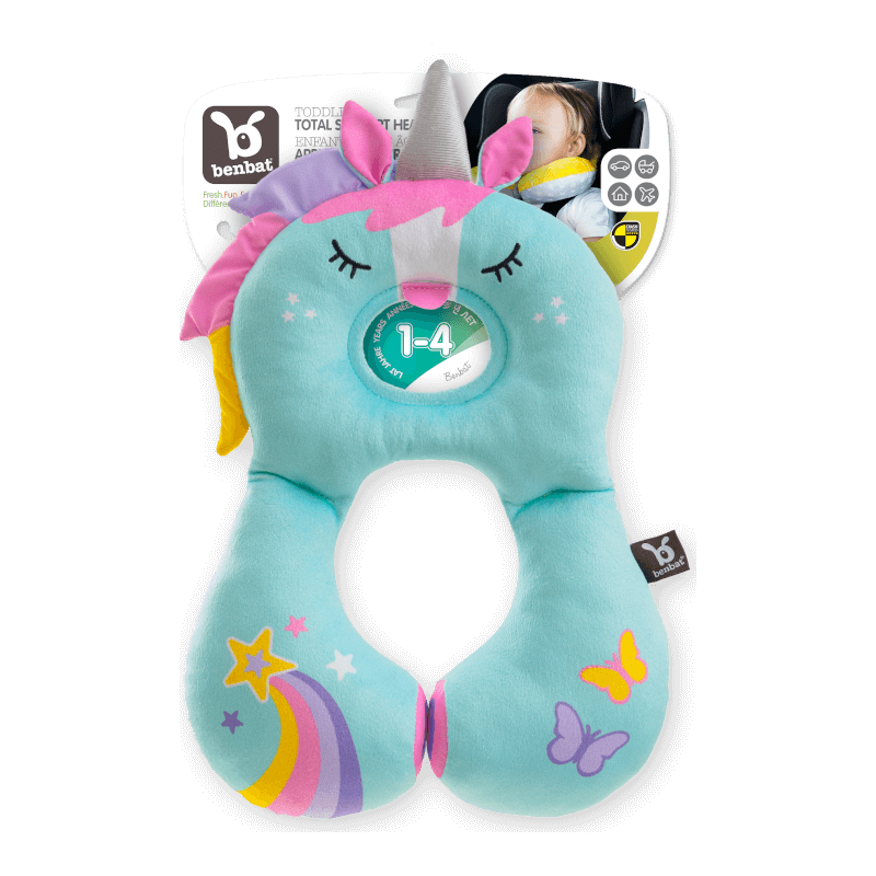 BenBat Travel Friends Headrest - 1-4 yrs - Unicorn