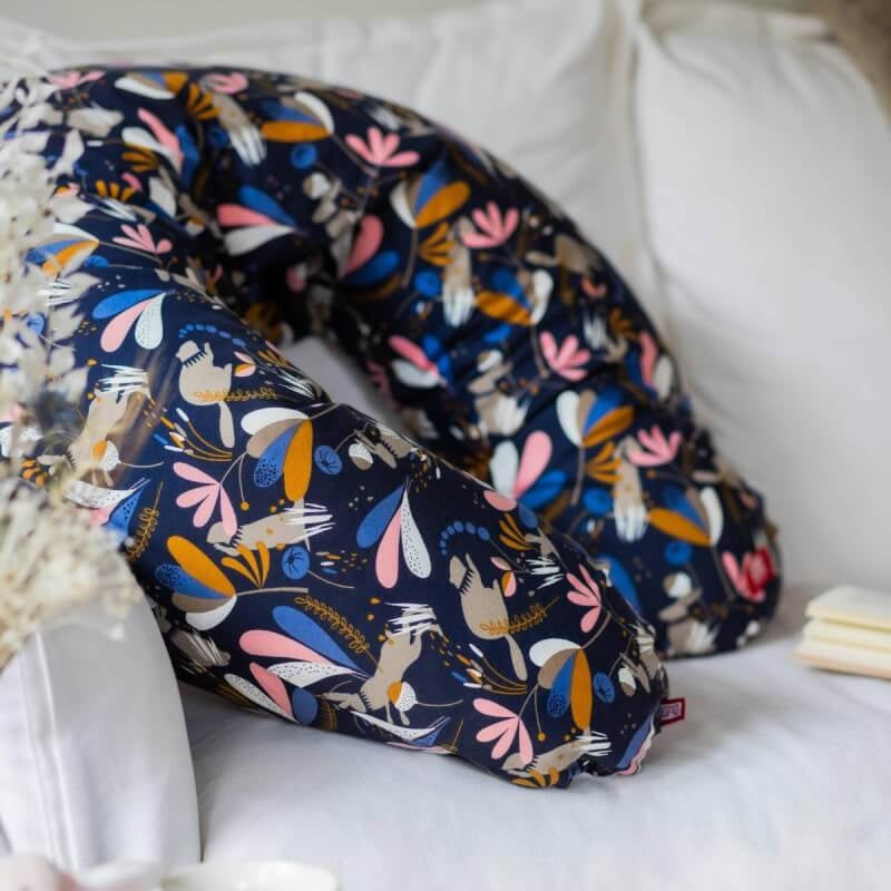 Red Castle | Cocoonababy Big Flopsy Maternity and Nursing Pillow - Jersey Lorena