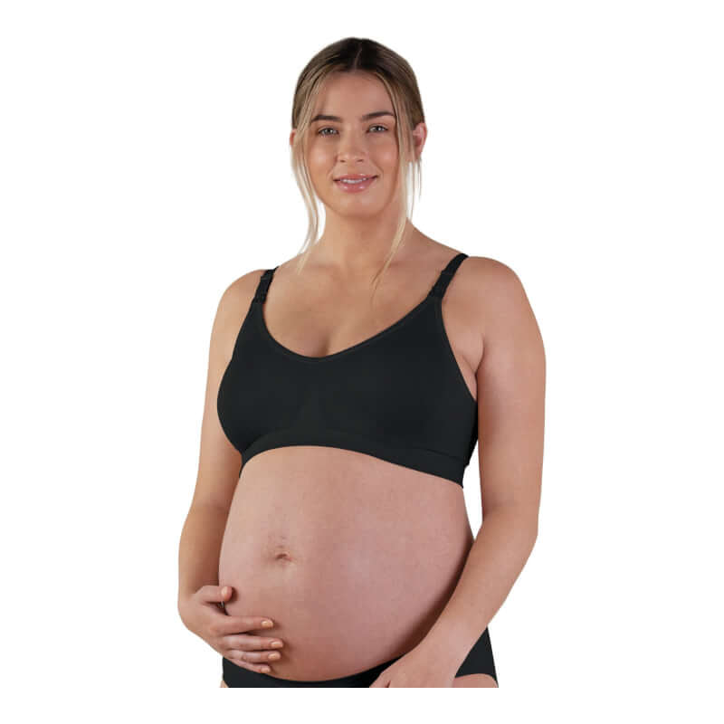 Bravado Designs Body Silk Seamless Sustainable Nursing Bra - Black
