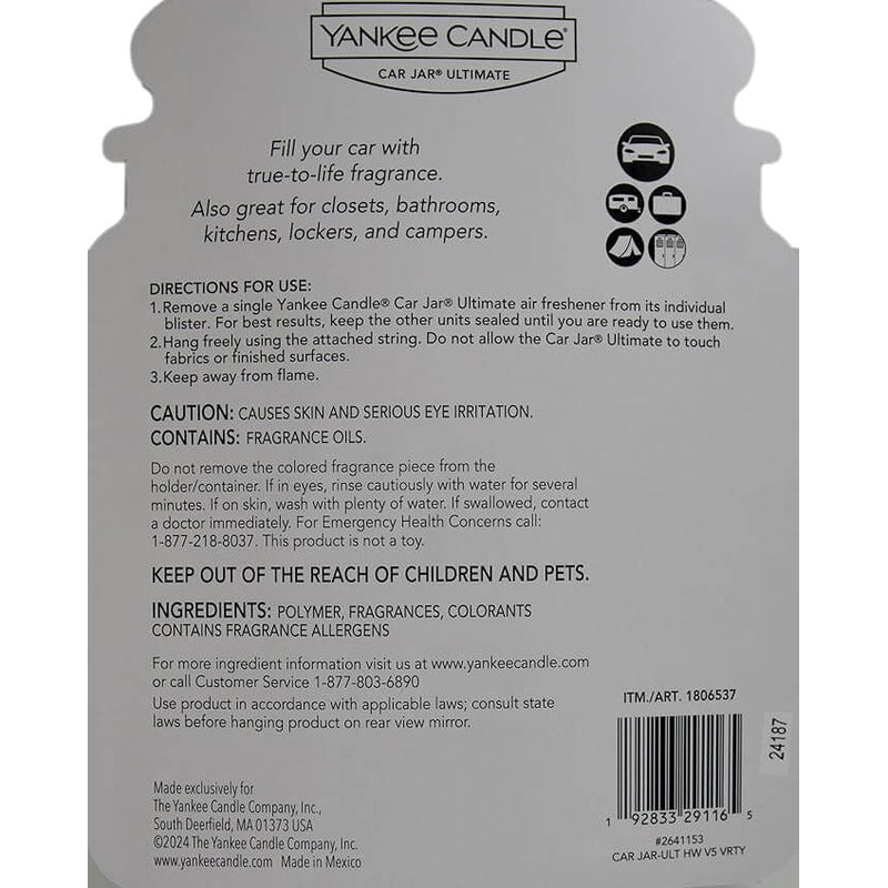 Yankee Candle Car Air Fresheners, Ultimate Multi Pack of 5