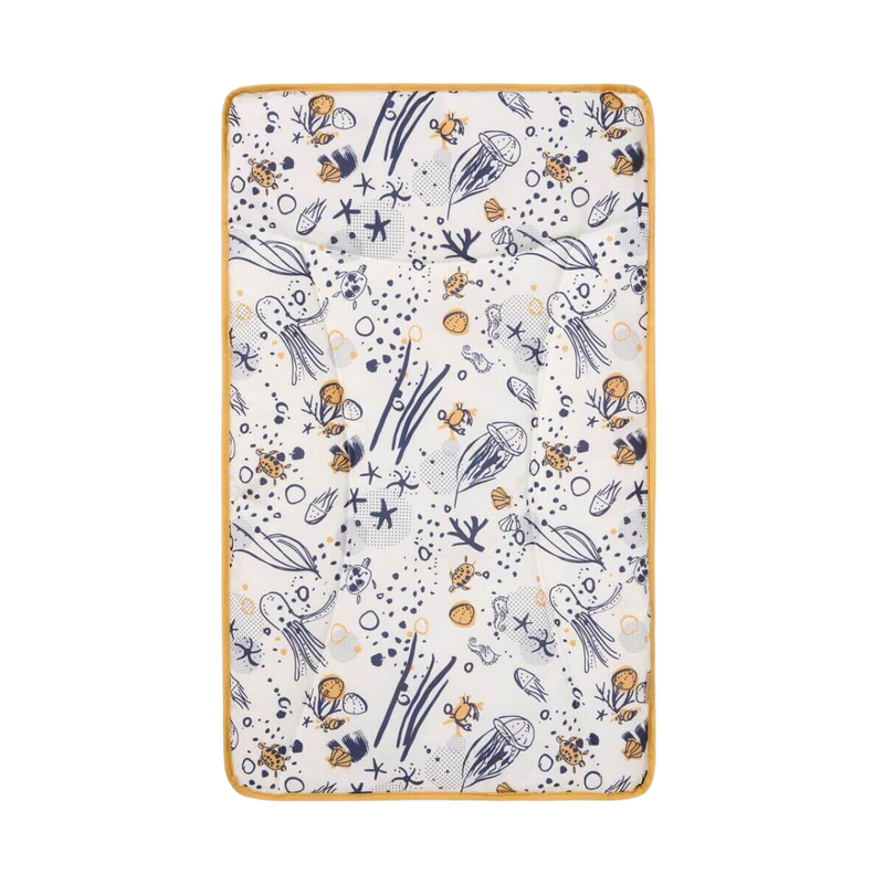 Tutti Bambini Changing Mat - Our Planet/Ocean White