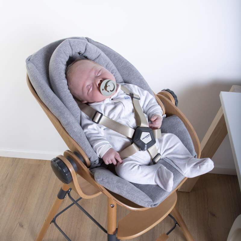 Childhome Evolu Newborn Seat Cushion - Jersey, Grey