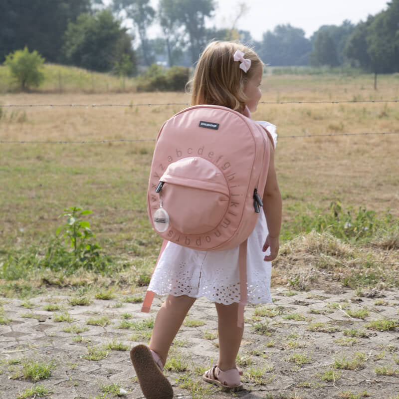 Childhome Kids School Back Pack Big ABC - Pink/Copper
