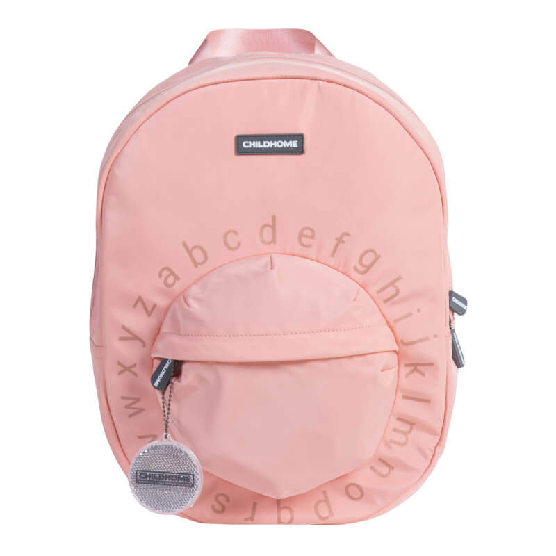 Childhome Kids School Back Pack Big ABC - Pink/Copper