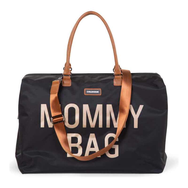 Childhome Mommy Nursery Bag - Black/Gold