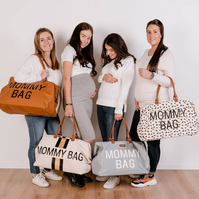 Childhome Mommy Nursery Bag - Grey/Off White