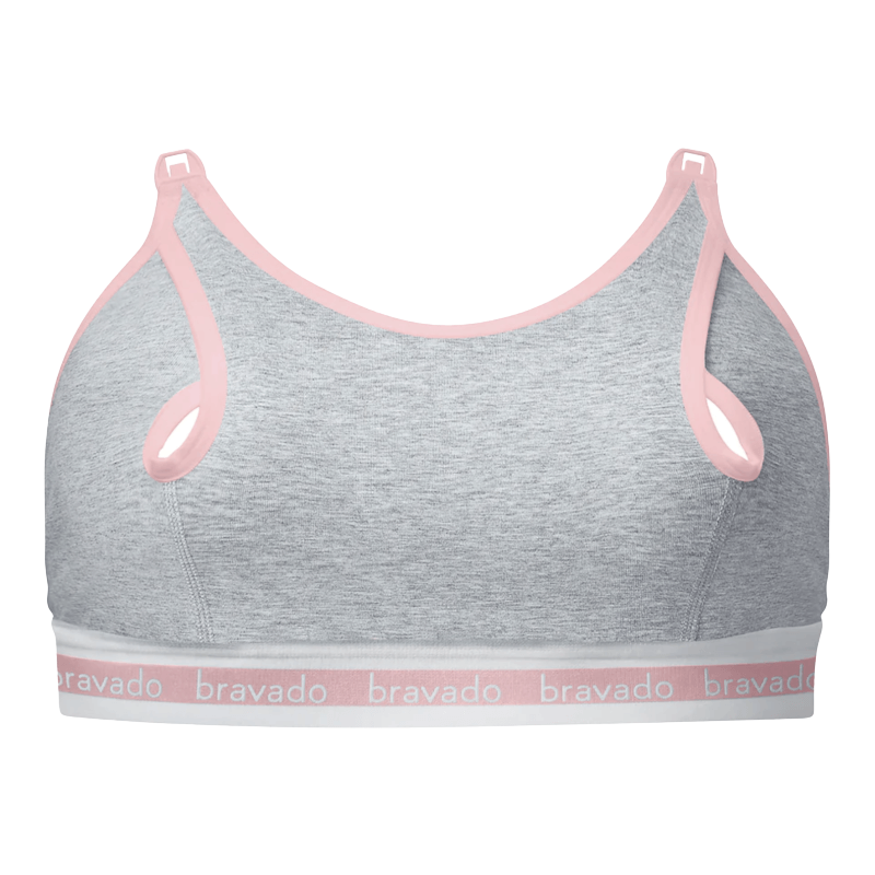 Bravado Designs Clip and Pump Hands-Free Nursing Bra Accessory - Dove Heather