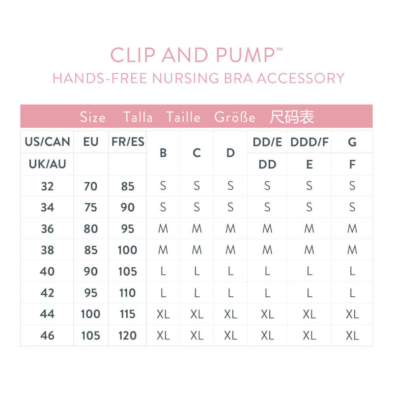 Bravado Designs Clip and Pump Sustainable Hands-Free Nursing Bra Accessory - Dove Heather
