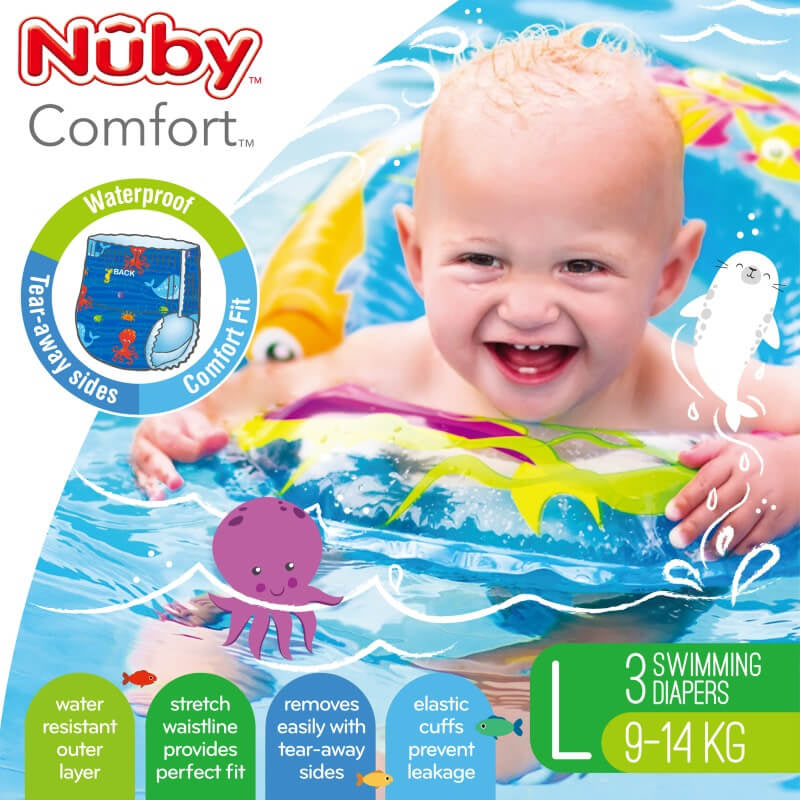 Nuby Comfort Swimming Diapers - Boy